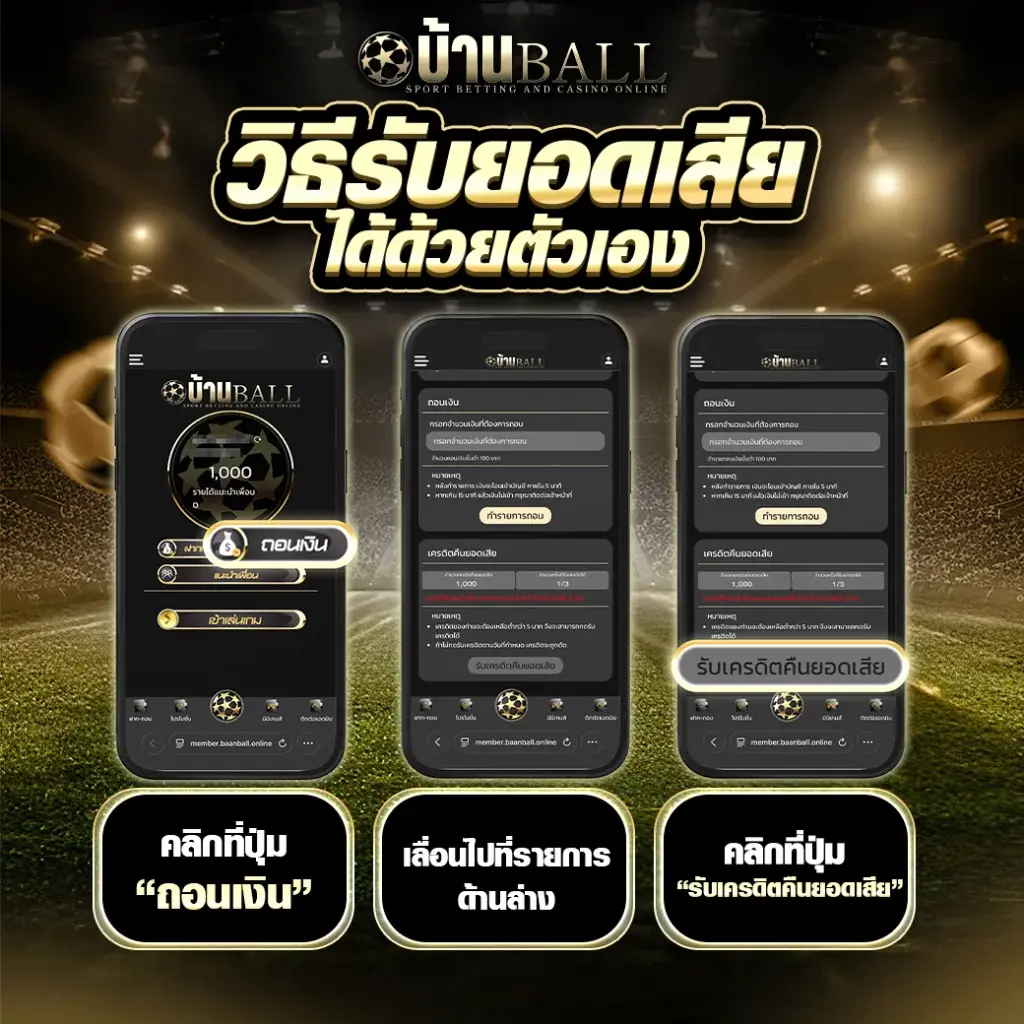 วิธีรับยอดเสีย