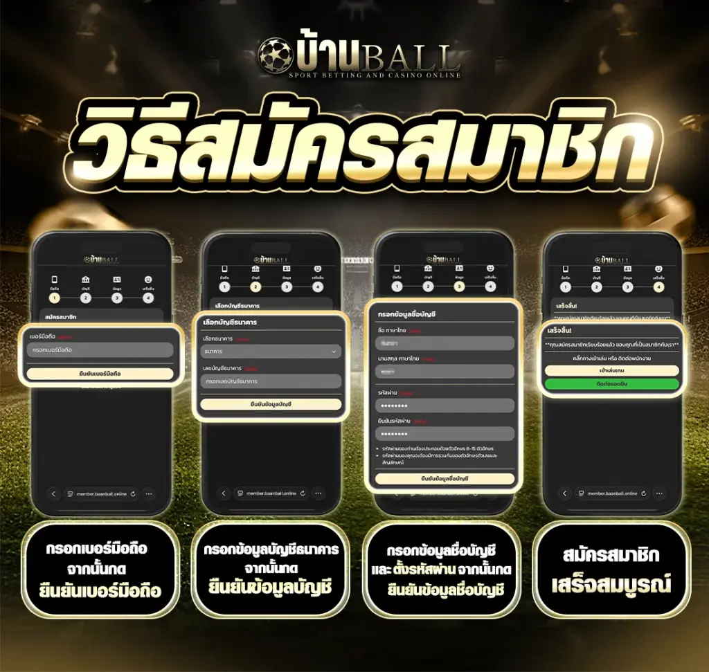 วิธีสมัครสมาชิก