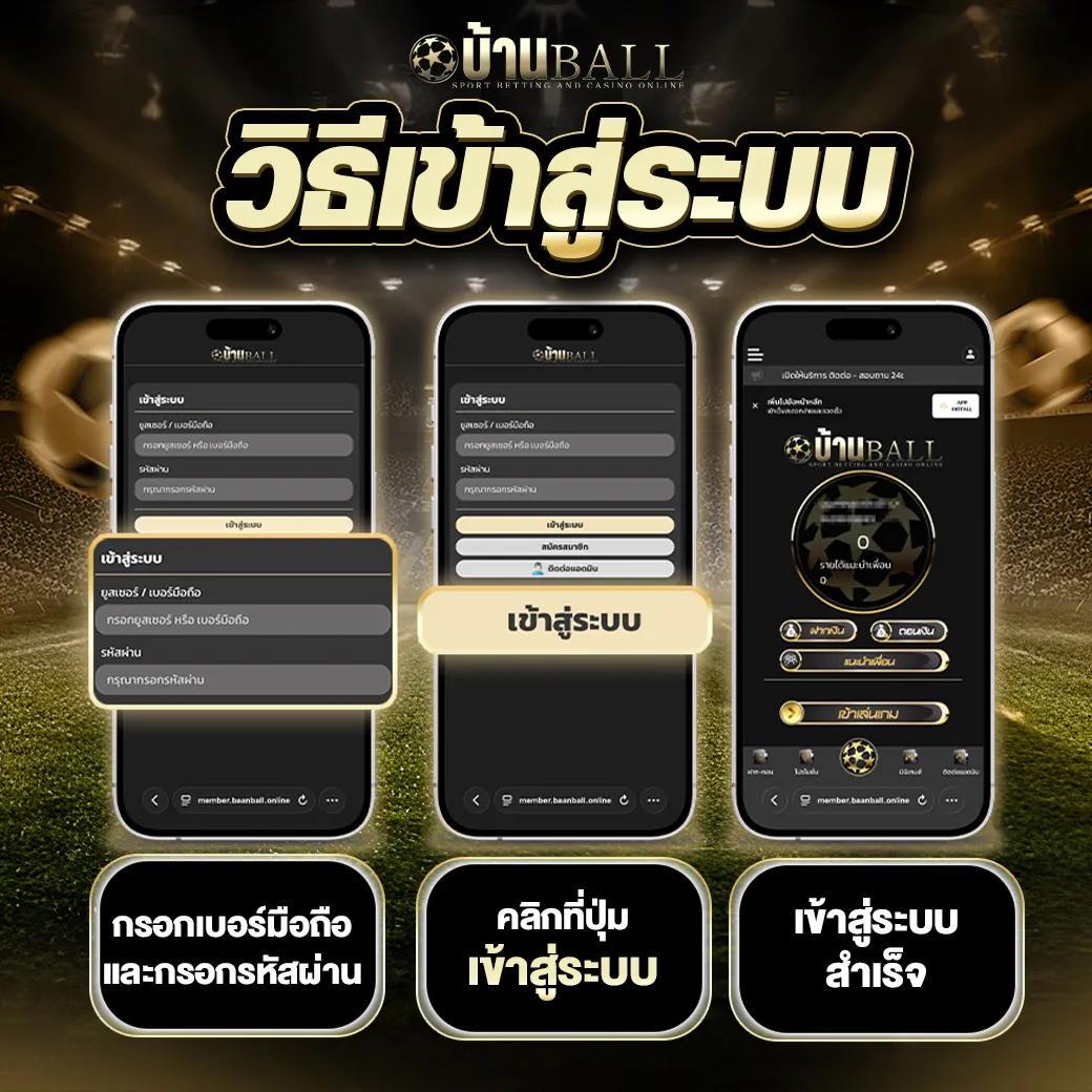 วิธีเข้าสู่ระบบ