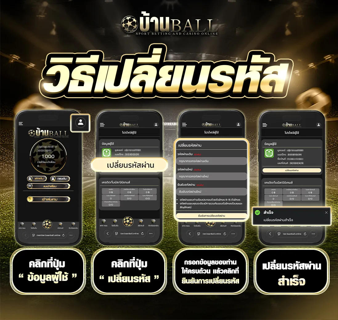 วิธีเปลี่ยนรหัส